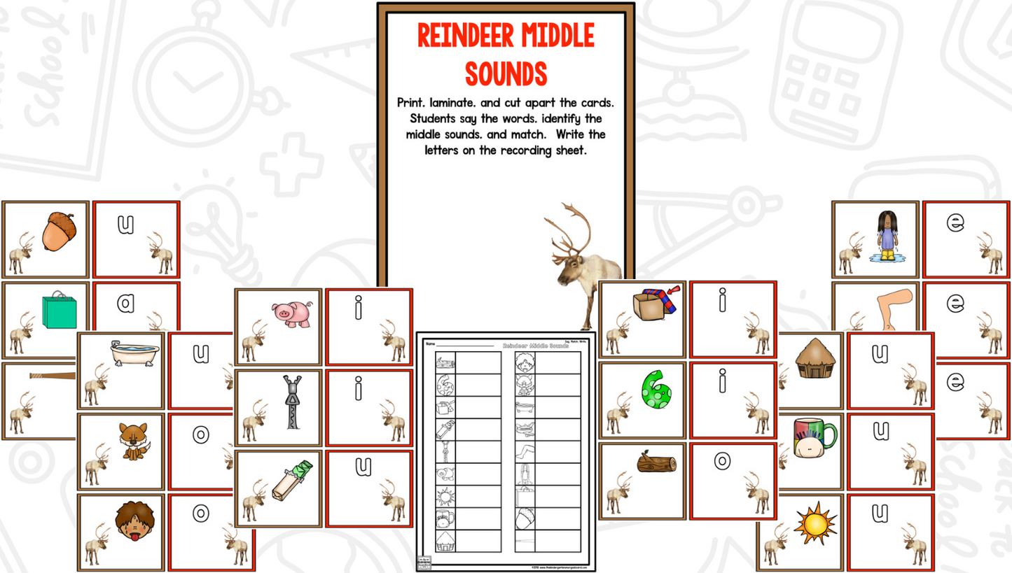 Reindeer: A Research and Writing Project PLUS Centers!