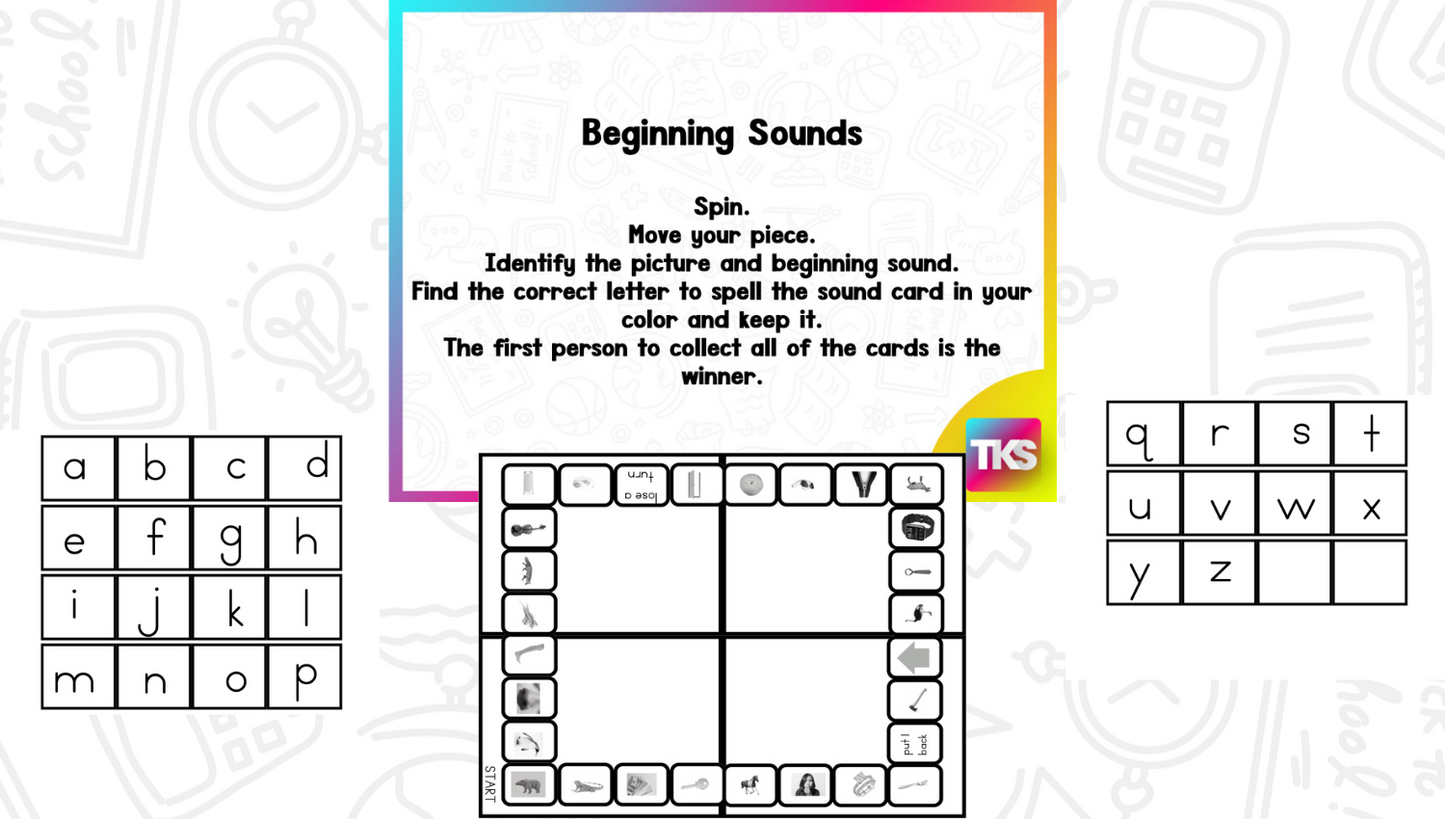 Game It Up! Letters & Sounds
