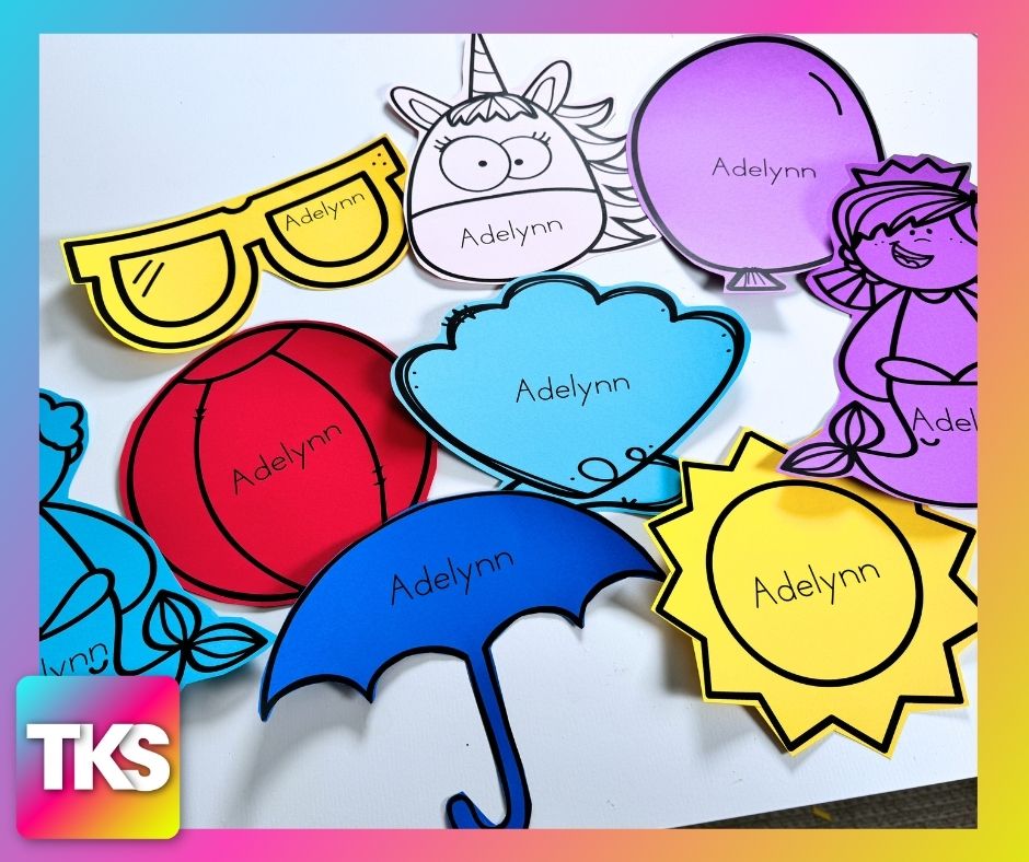 Editable Classroom Names Decor Templates