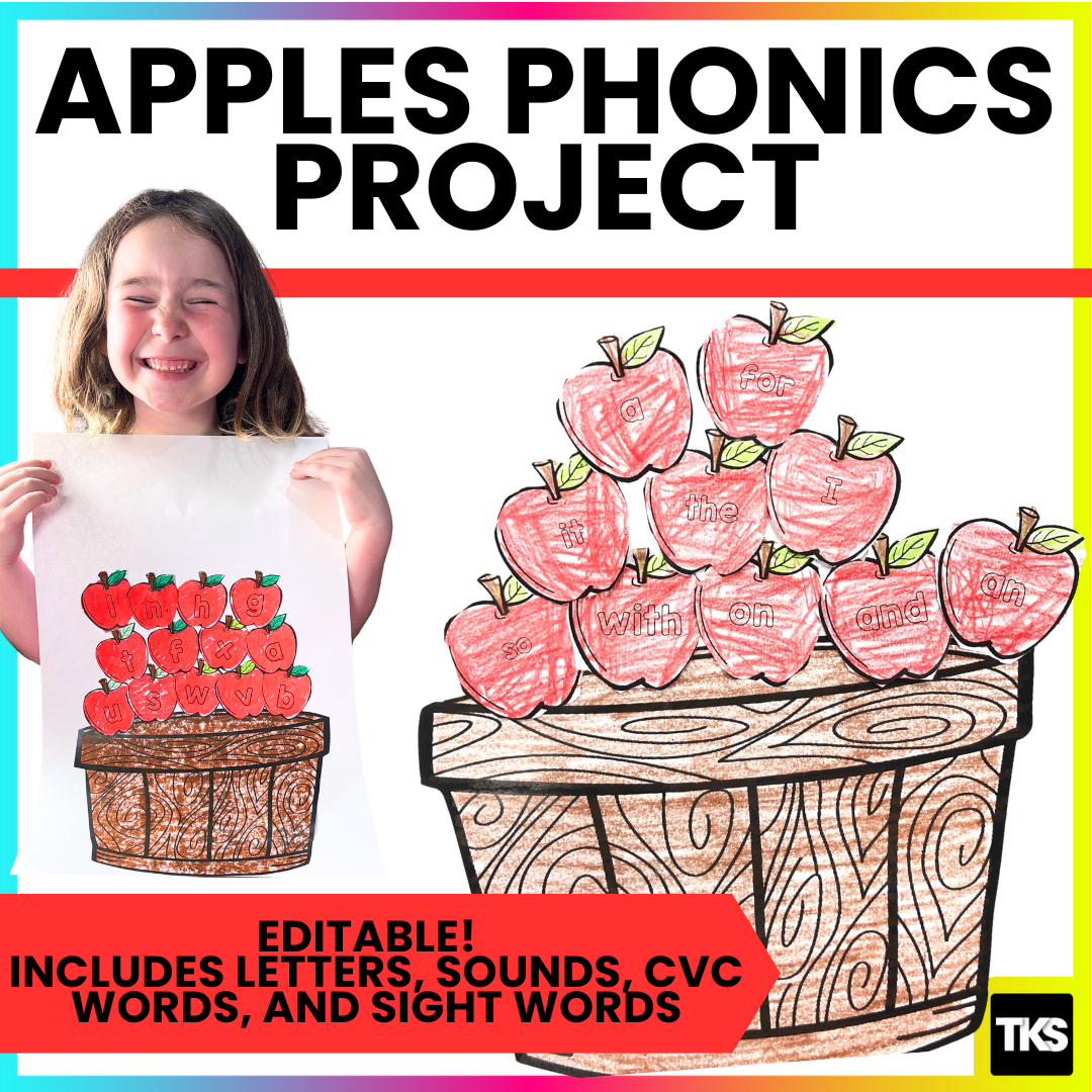 Phonics Games: Apple Phonics Project: CVC Words, Letters, Sounds, Sight Words