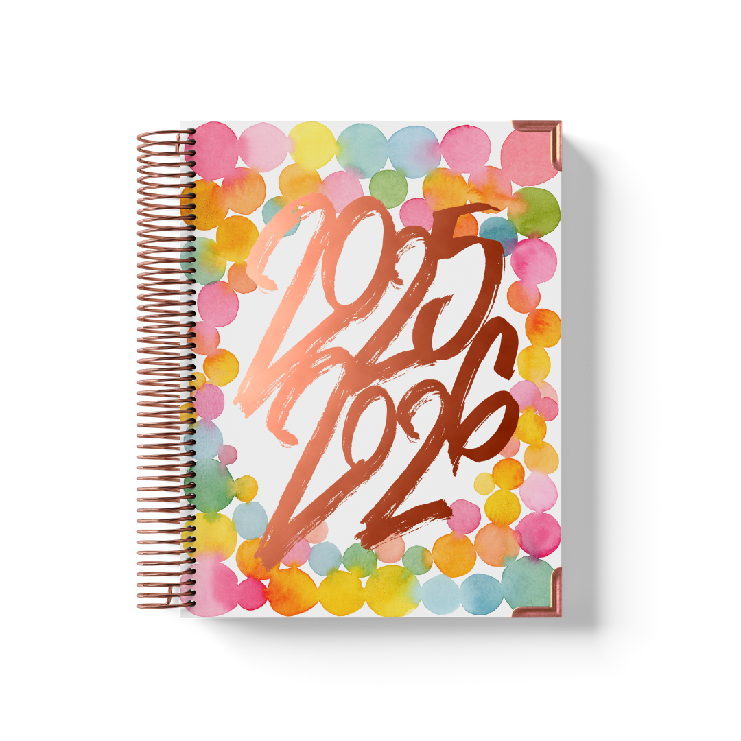 2025 - 2026 Dot Dot Plan A Lot Teacher Planner by BERTEAU & Co.