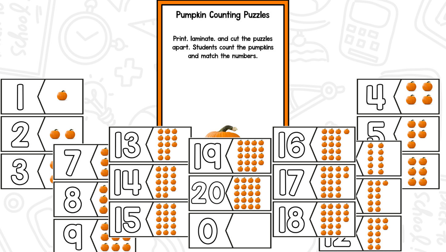 All About Pumpkins: Science And Pumpkin Activities