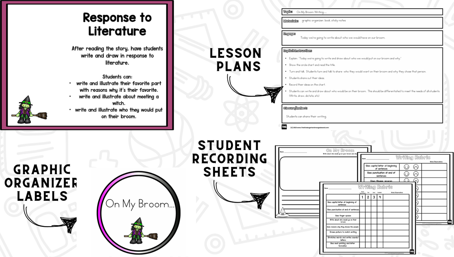 Room On The Broom Unit--Sequencing, Writing, And Activities