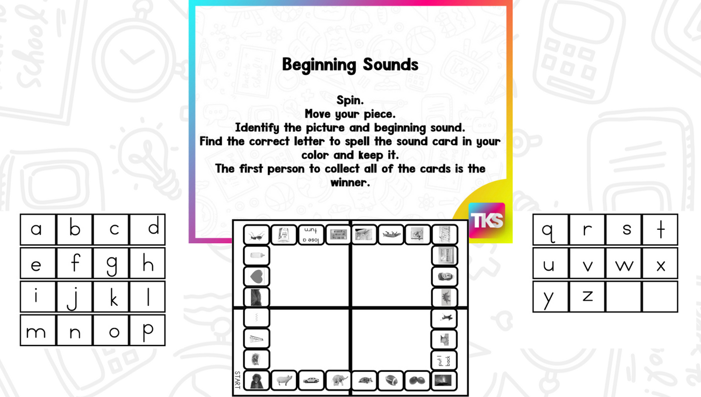 Game It Up! Letters & Sounds
