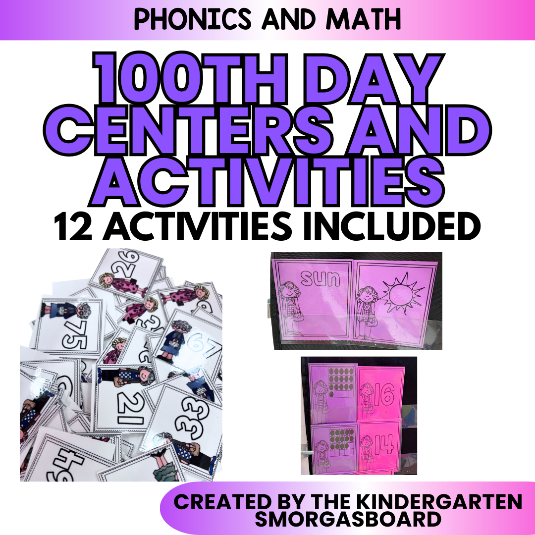100th Day of School: 100th Day Activities And Centers – The ...
