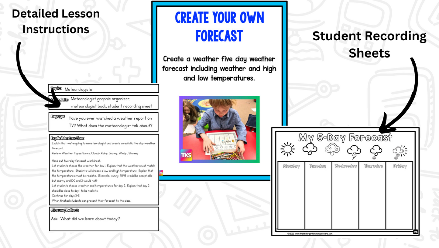 Weather: A Research and Writing Project! Science & ELA Activities Including Weather Vocabulary