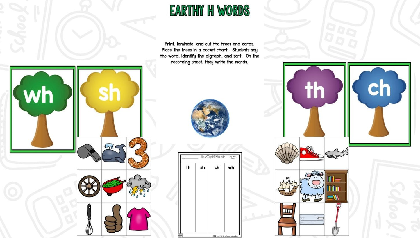 Earth Day Research and Writing Project PLUS Centers!