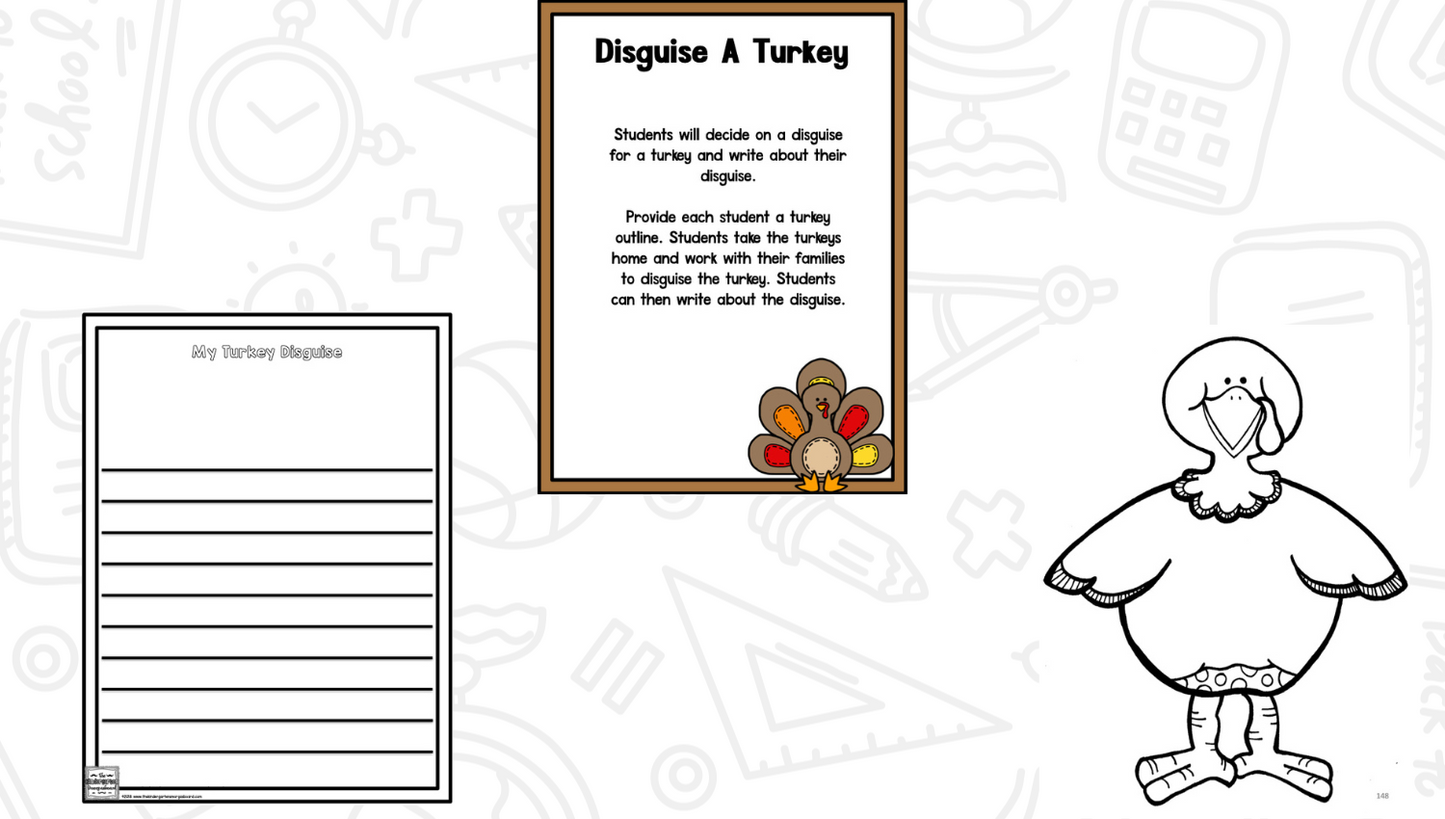 Thanksgiving: A Research and Writing Project PLUS Centers!