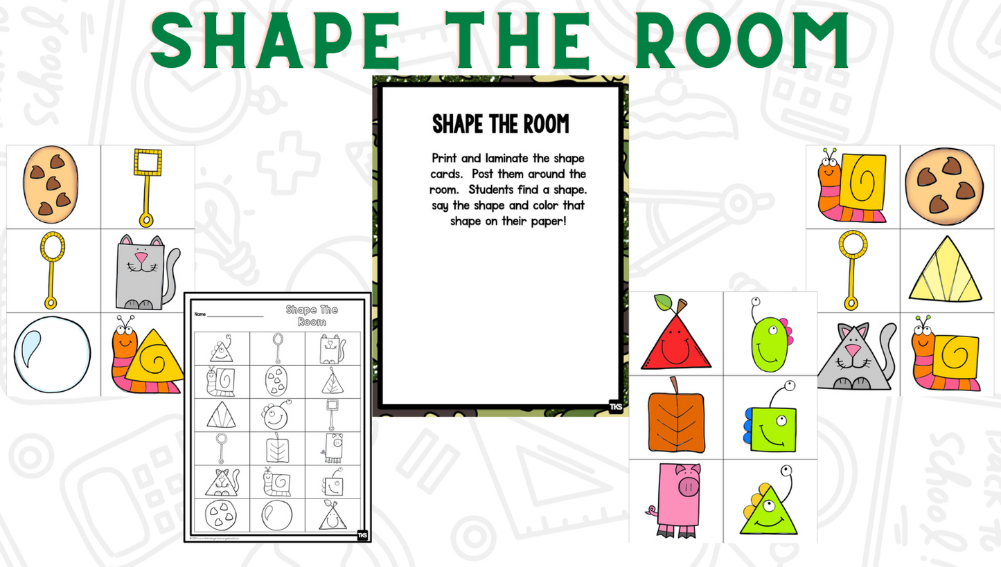 Shapes Bootcamp: A 2D and 3D Shapes Unit (Army Theme)