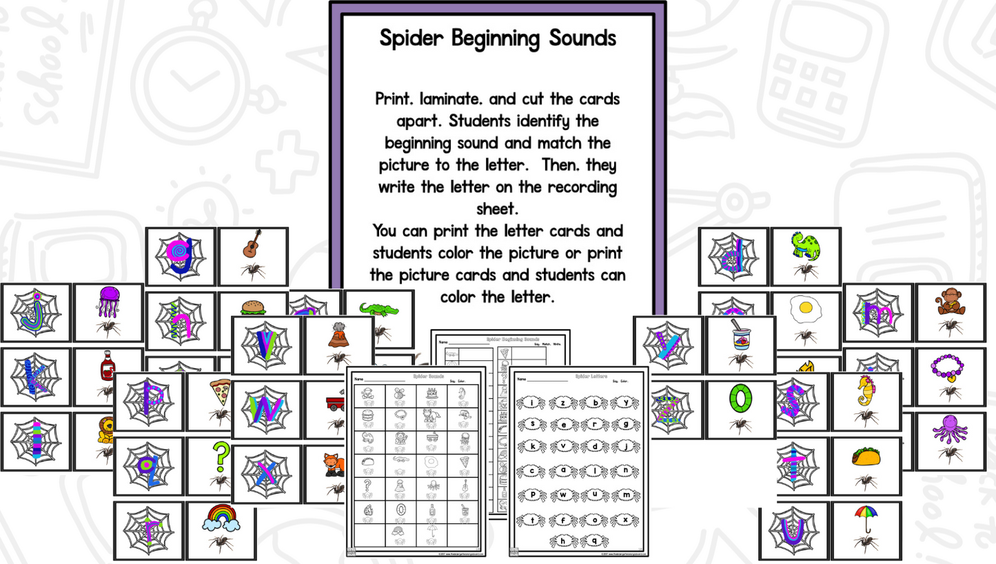 All About Spiders: Science Activities for Kindergarten And First Grade