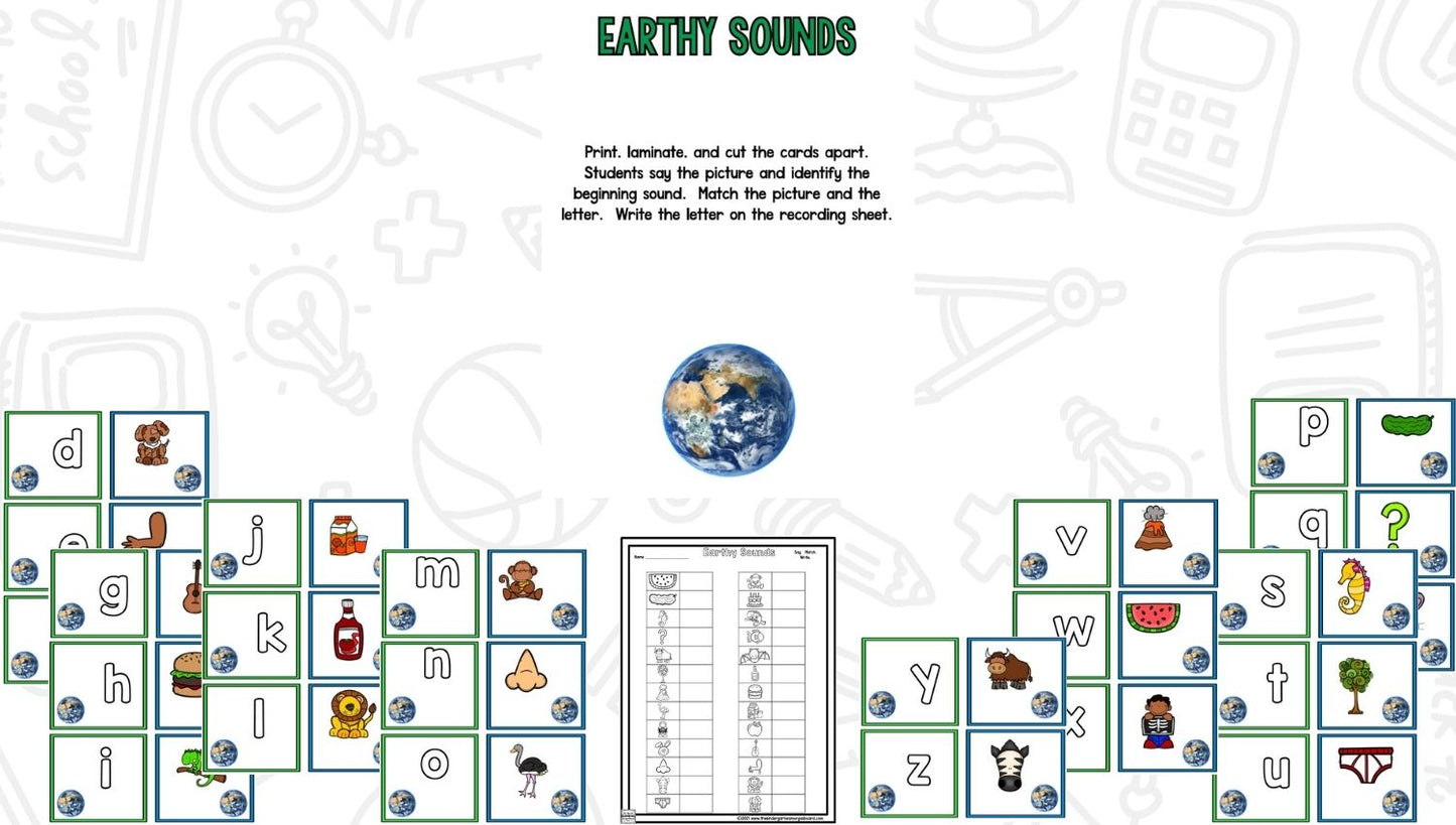 Earth Day Research and Writing Project PLUS Centers!