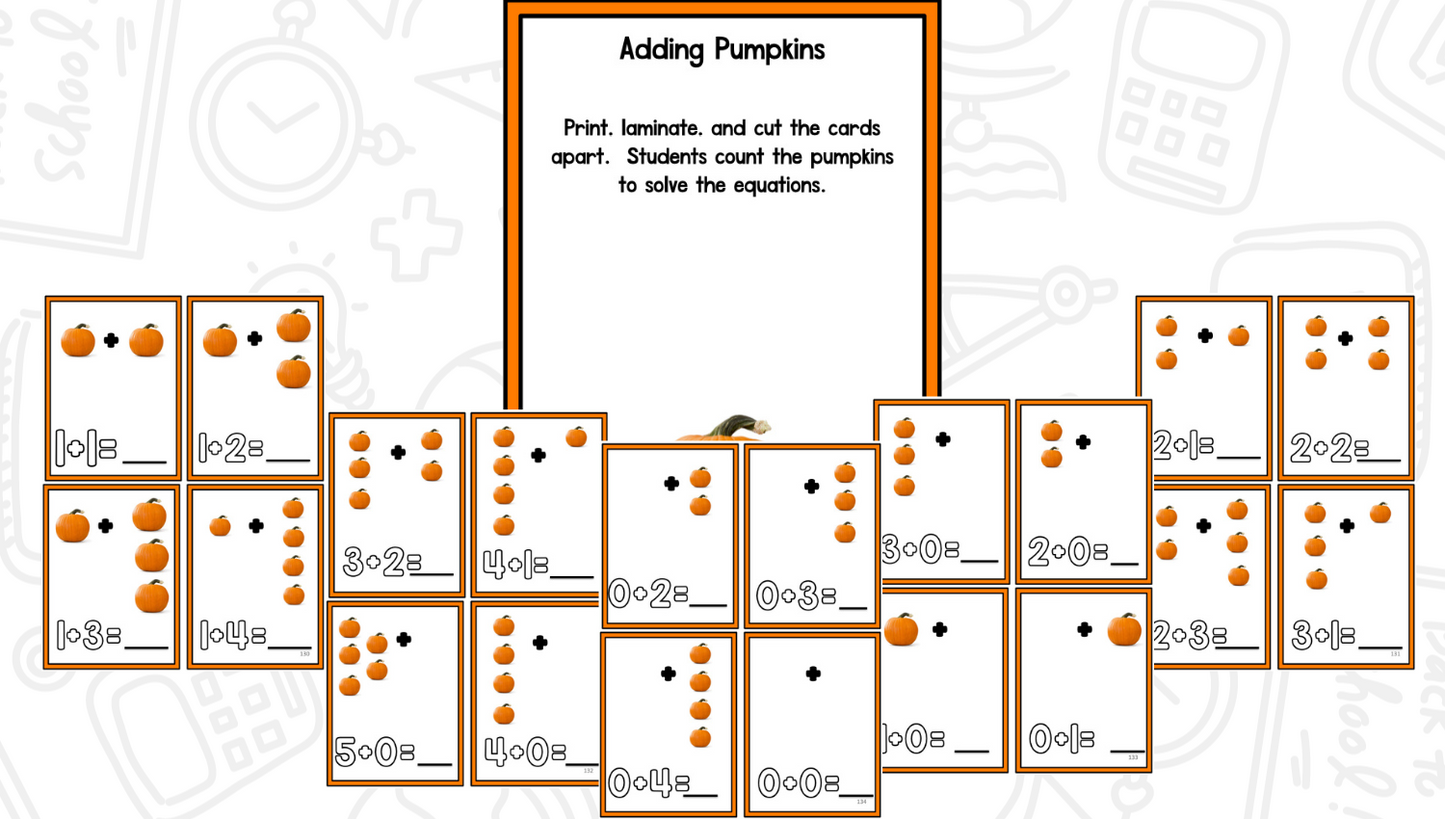 All About Pumpkins: Science And Pumpkin Activities