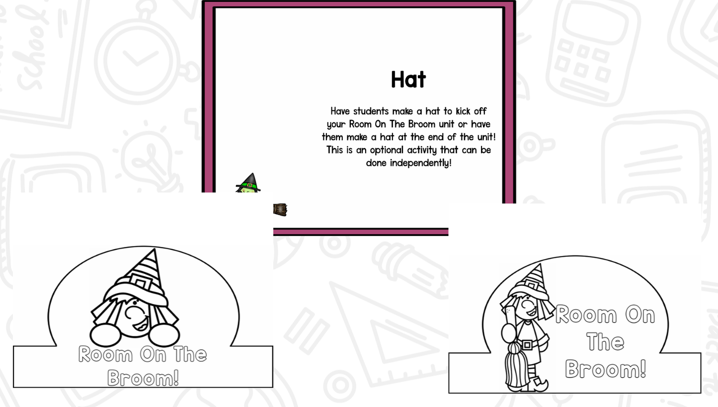 Room On The Broom Unit--Sequencing, Writing, And Activities