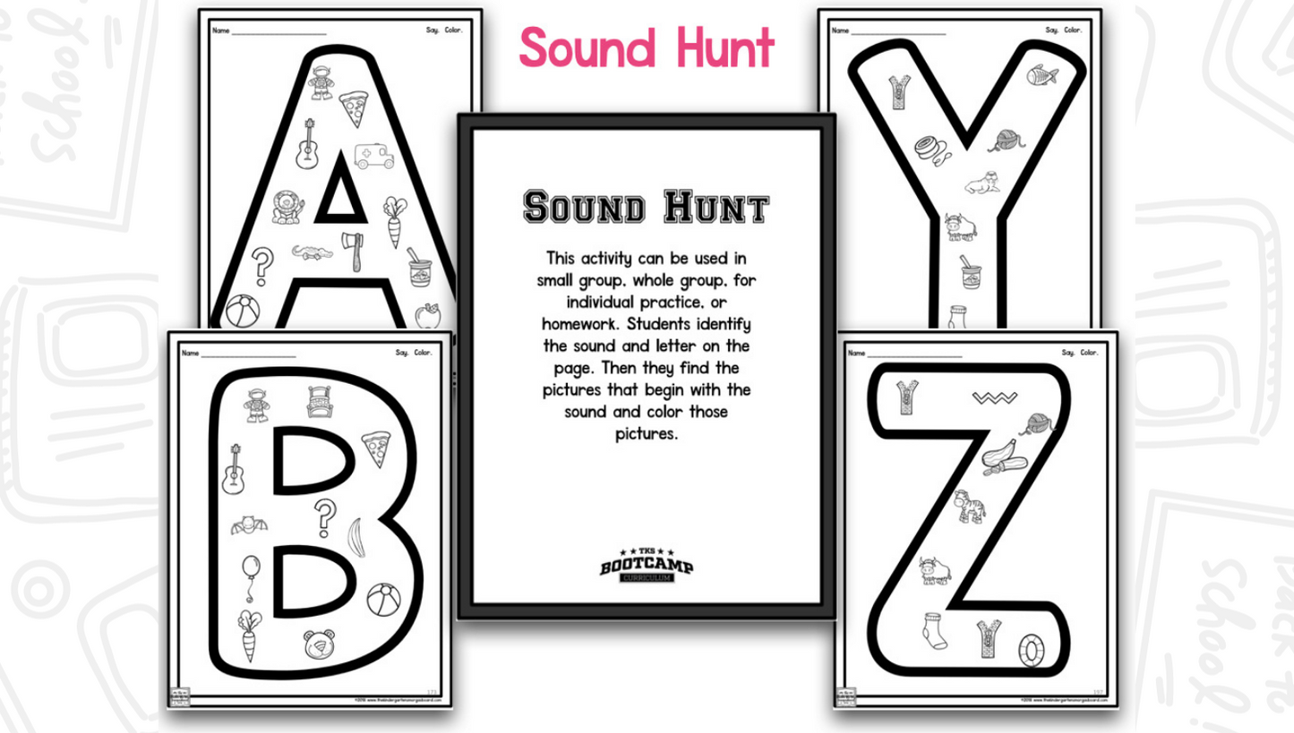 ABC Bootcamp: A 26-Day Introduction to Letters and Sounds (No Theme)