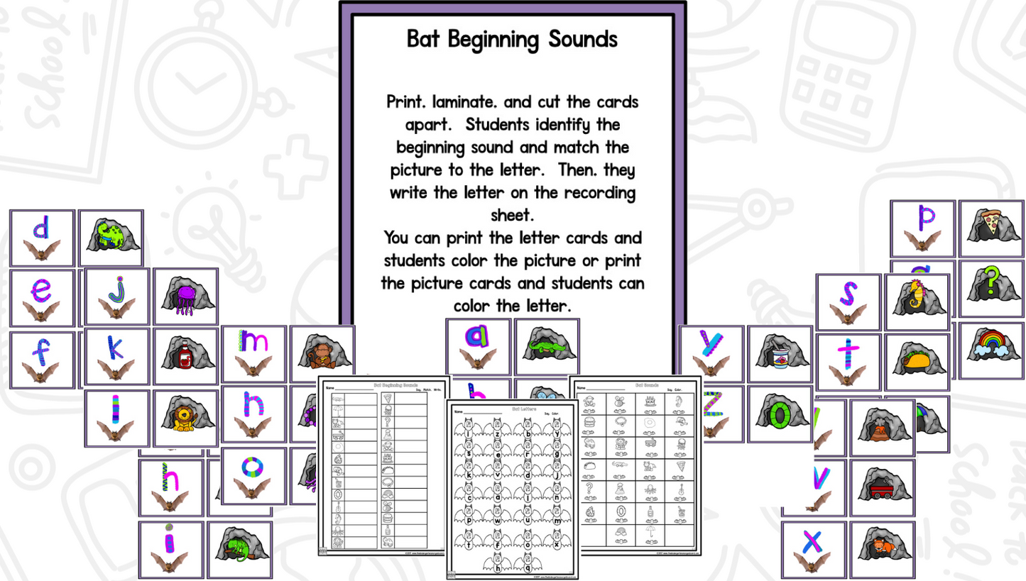 All About Bats: Science Activities for Kindergarten And First Grade