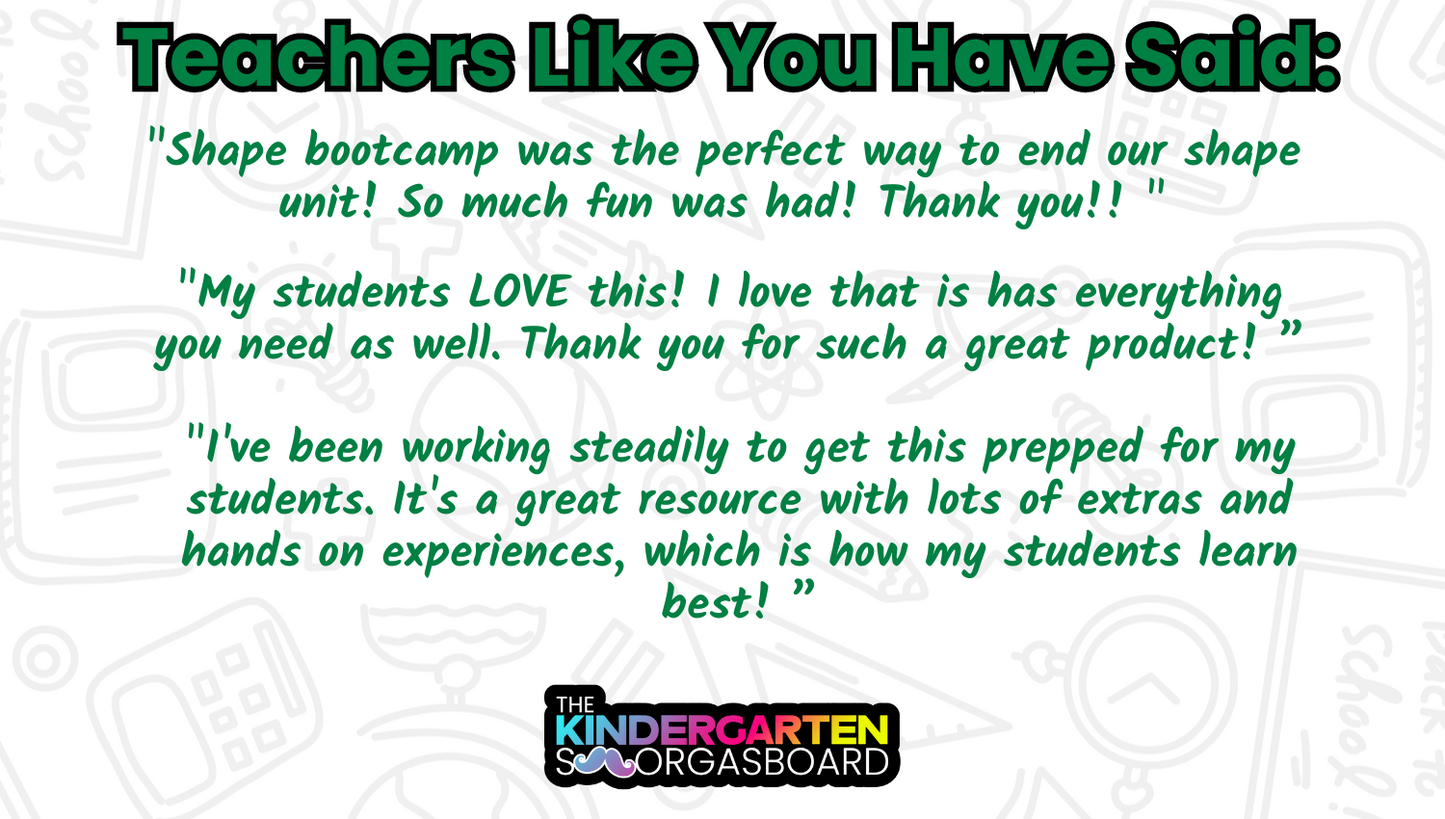 Shapes Bootcamp: A 2D and 3D Shapes Unit (Army Theme)