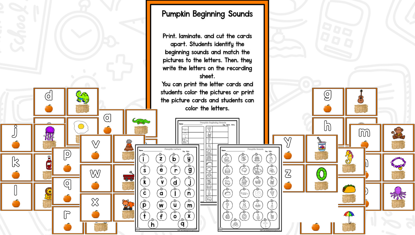 All About Pumpkins: Science And Pumpkin Activities