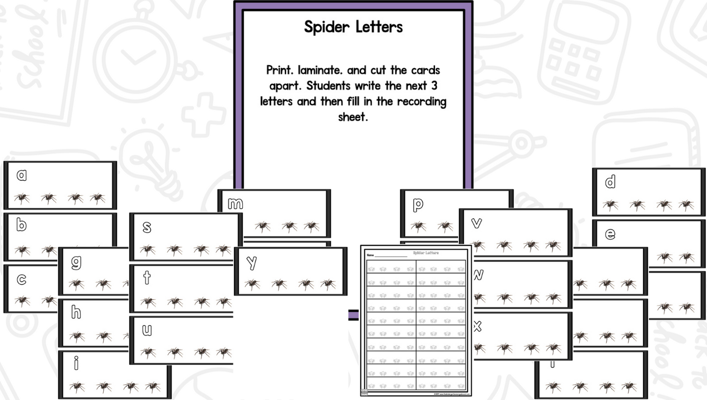 All About Spiders: Science Activities for Kindergarten And First Grade