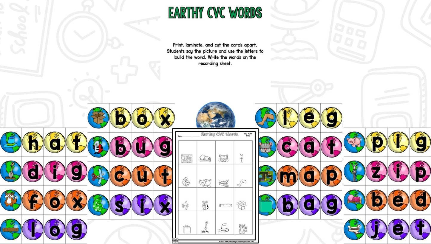 Earth Day Research and Writing Project PLUS Centers!