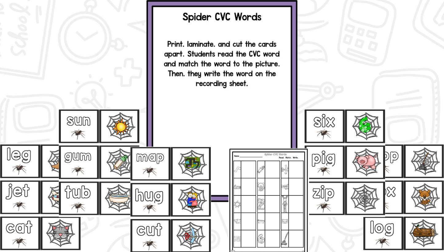 All About Spiders: Science Activities for Kindergarten And First Grade