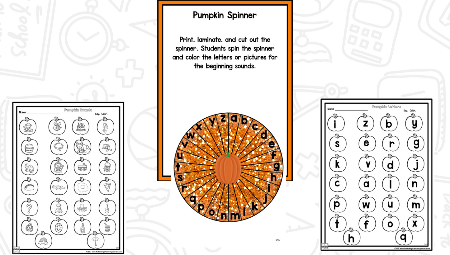 All About Pumpkins: Science And Pumpkin Activities