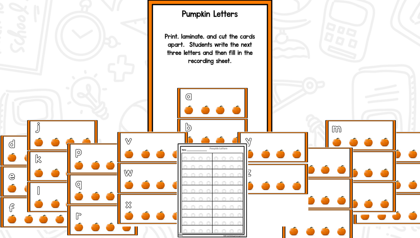 All About Pumpkins: Science And Pumpkin Activities