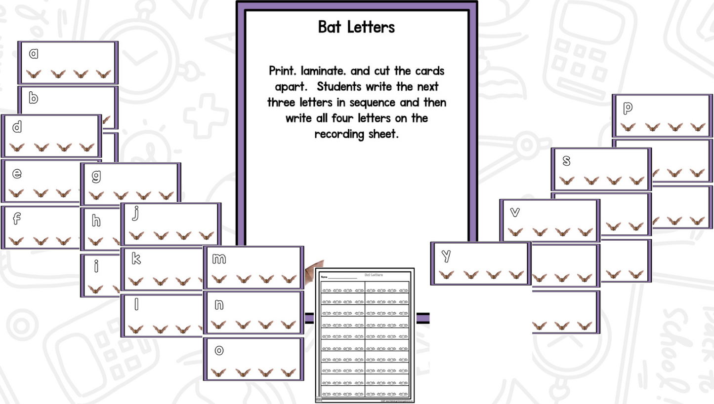 All About Bats: Science Activities for Kindergarten And First Grade