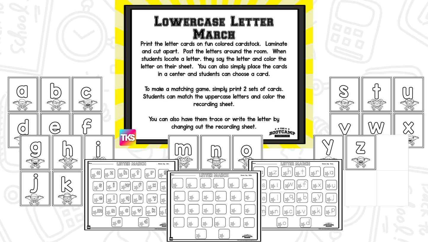 ABC Bootcamp®: A 26-Day Introduction to Letters and Sounds (Superhero Theme)