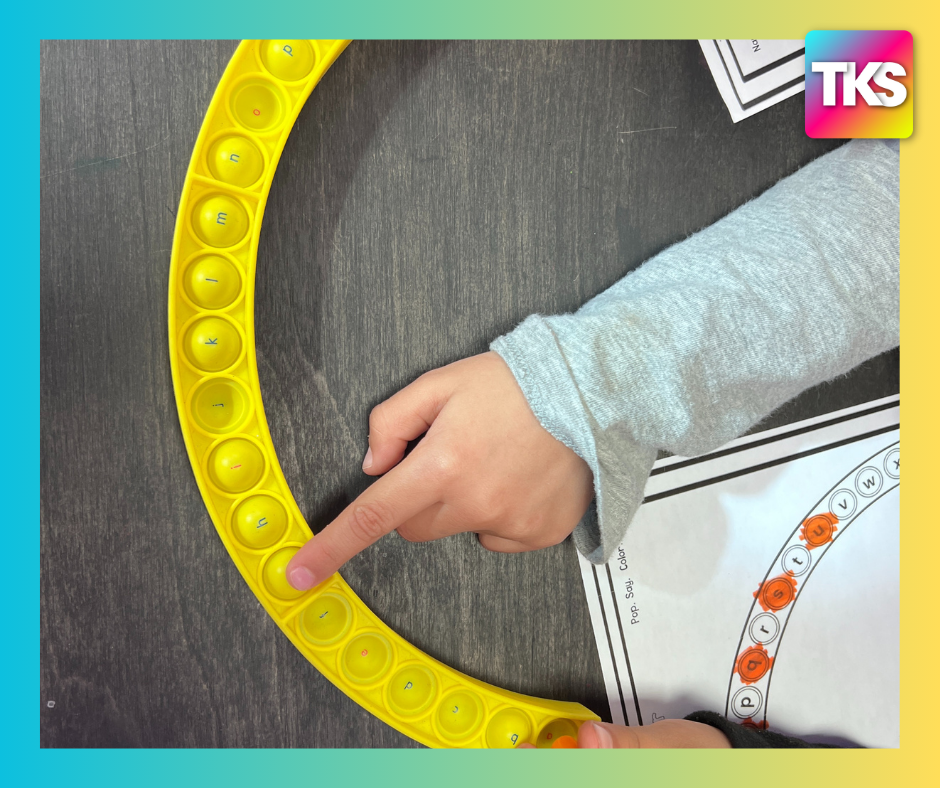 Pop It Letters and Sounds Freebie