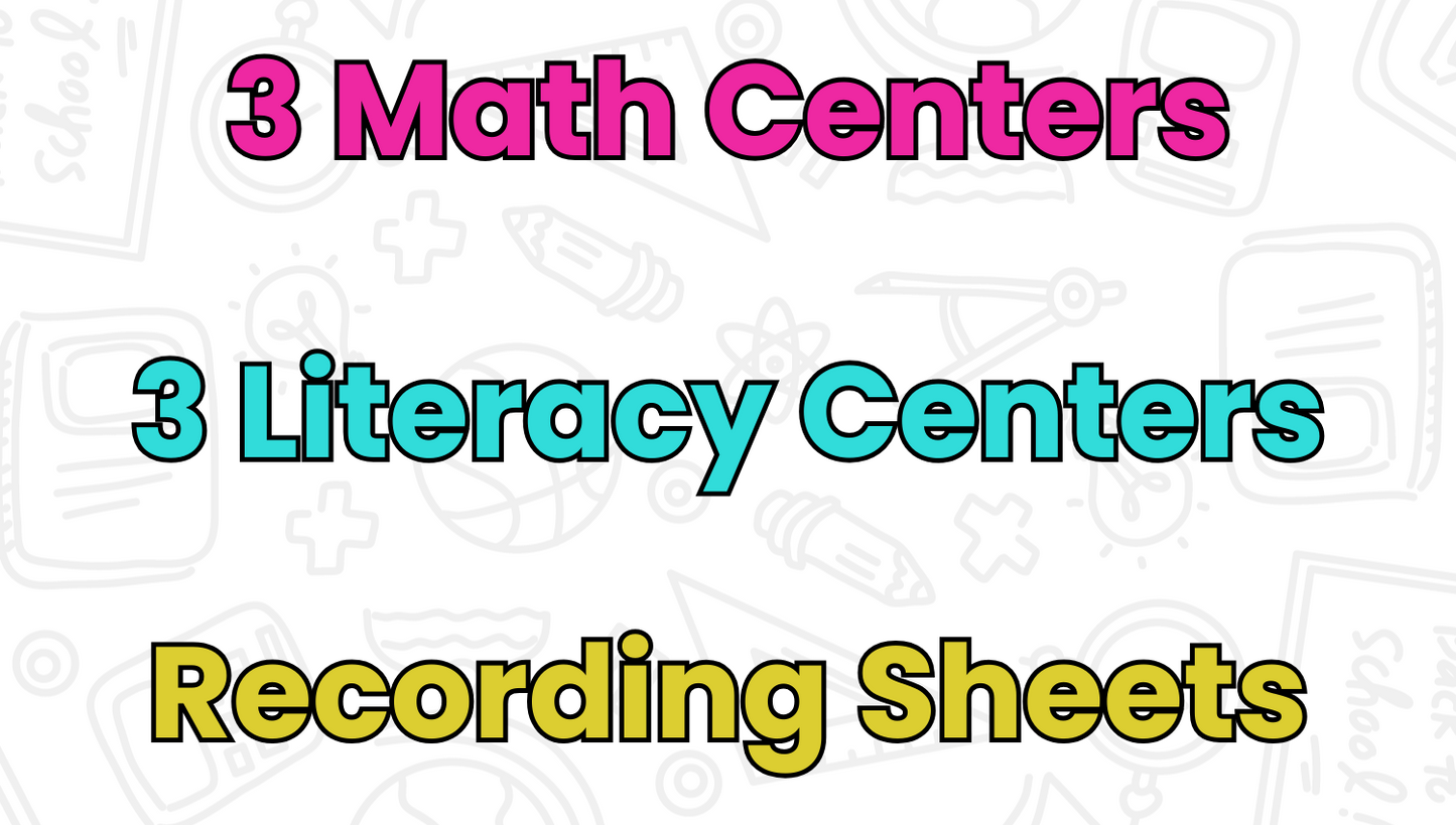 Pumpkin Math And Literacy Centers: Fall Activities