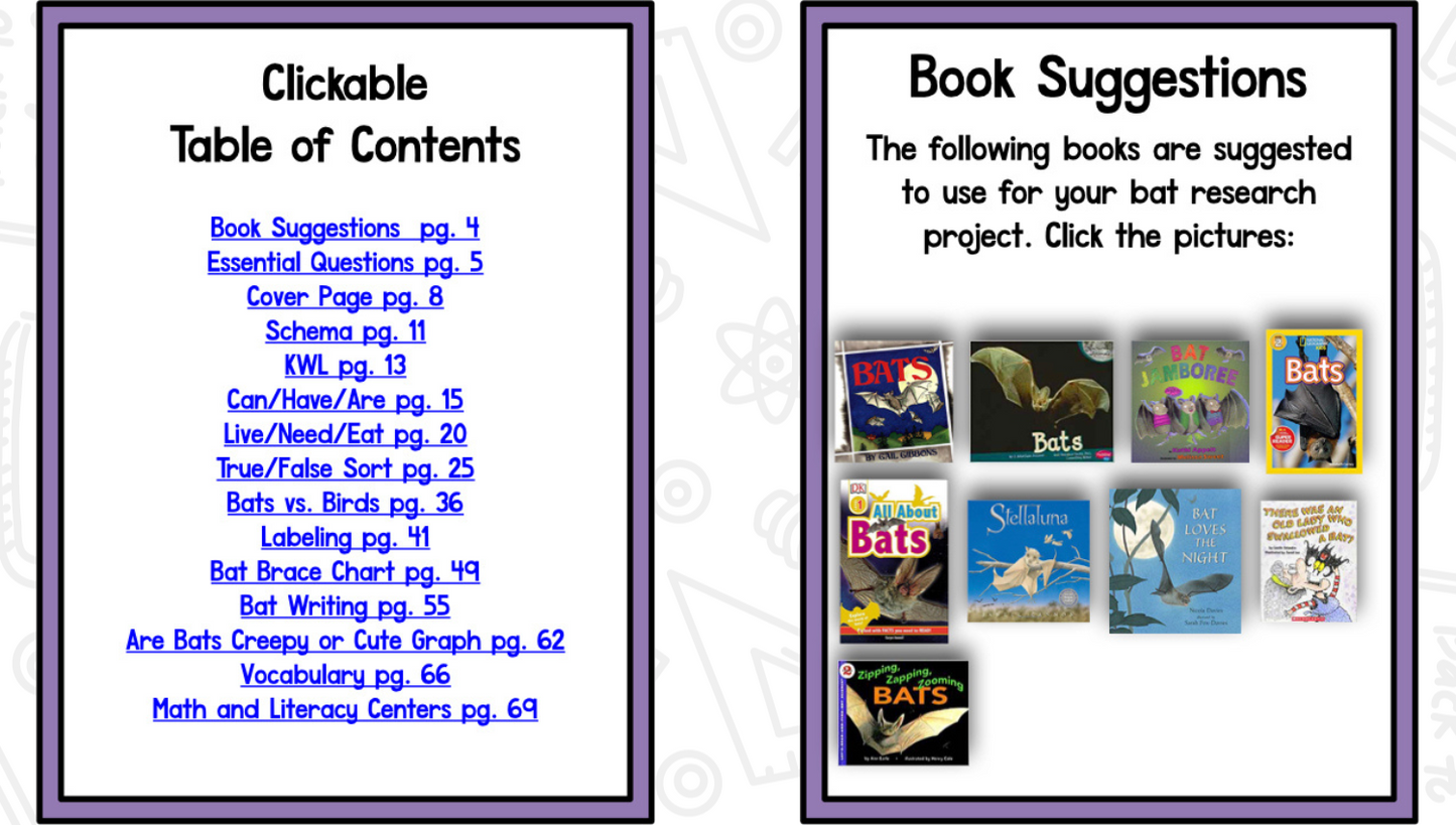 All About Bats: Science Activities for Kindergarten And First Grade