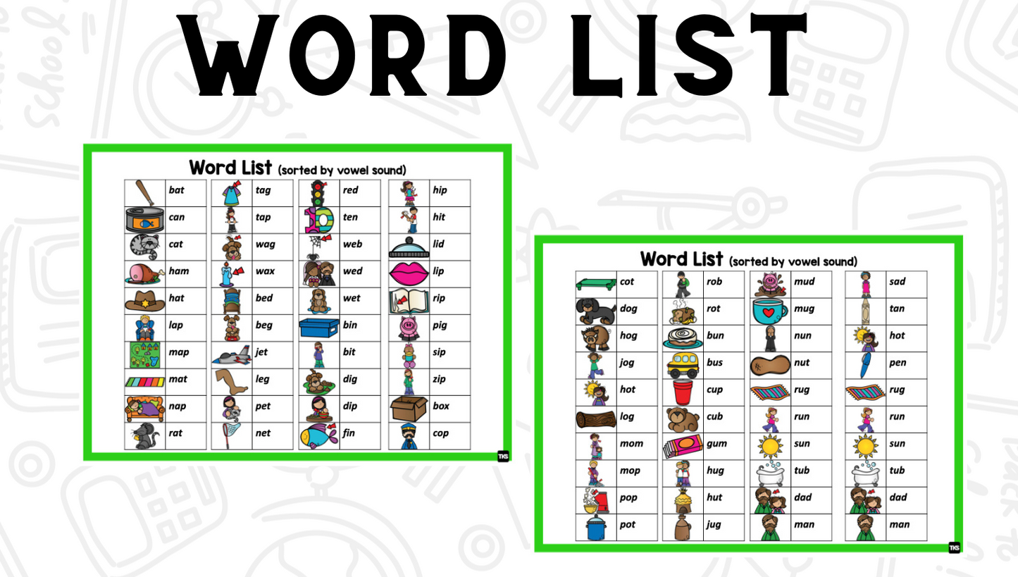 See It! Say it! Spell It! Ending Sounds Phonics