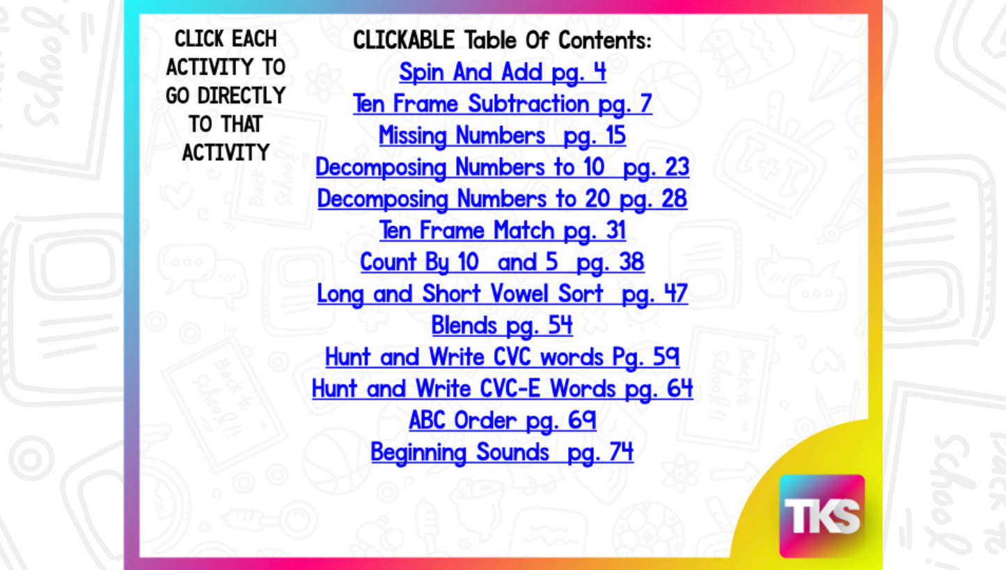 Bugging You to Learn: Bugs Math and Literacy Centers