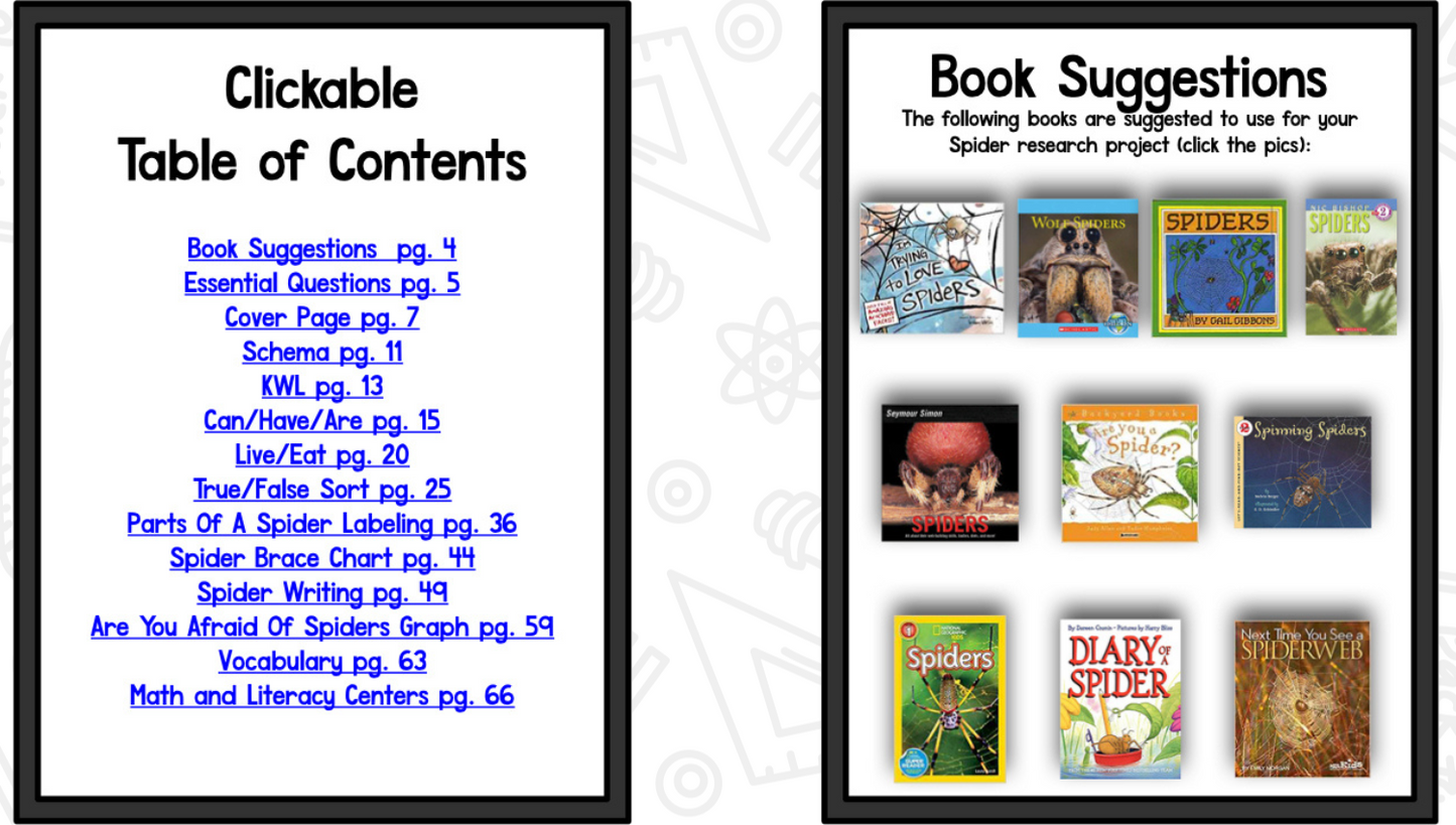 All About Spiders: Science Activities for Kindergarten And First Grade