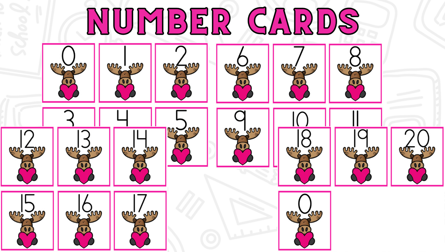 Valentine's Day Moose Freebie