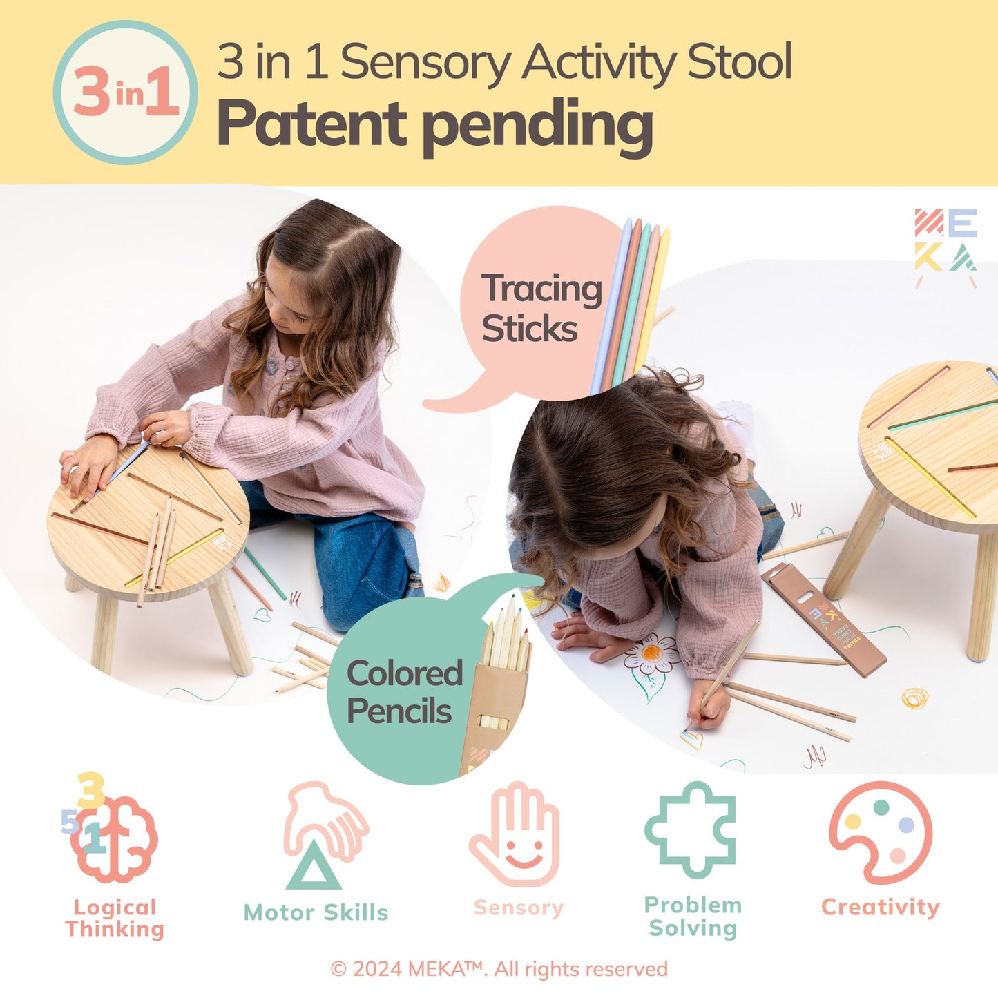 Activity Stool 3 in 1