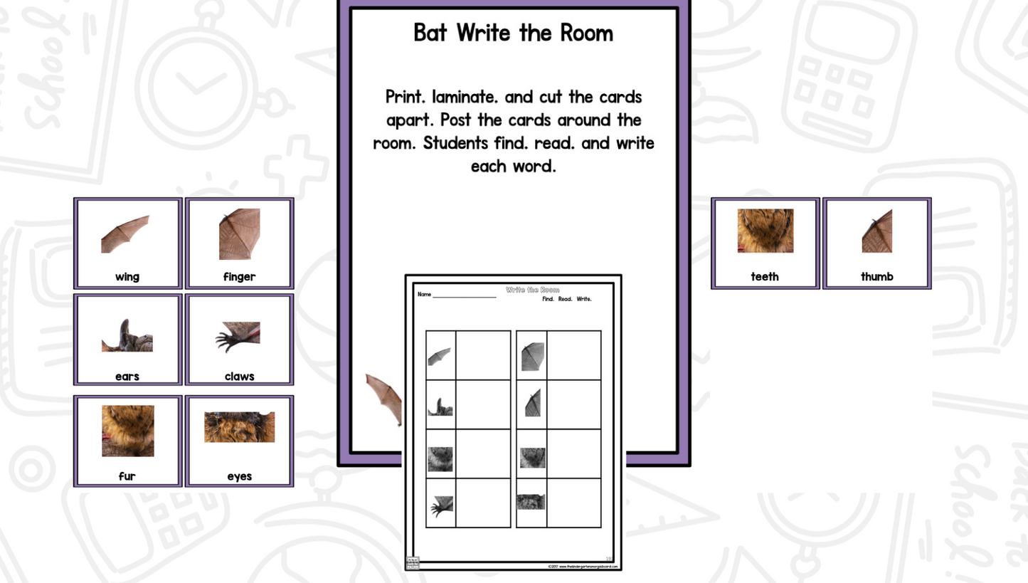 All About Bats: Science Activities for Kindergarten And First Grade