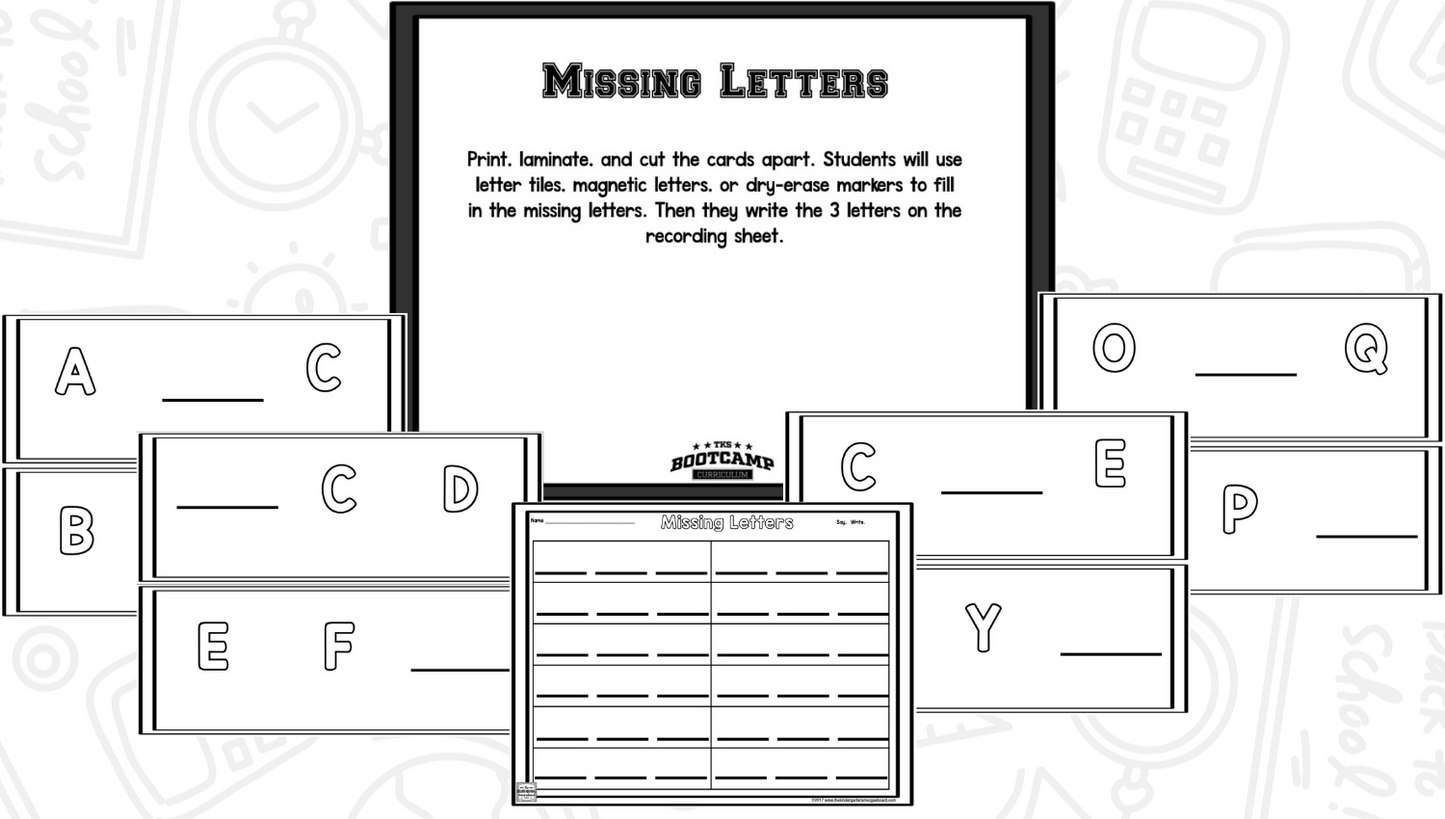 ABC Bootcamp: A 26-Day Introduction to Letters and Sounds (No Theme)