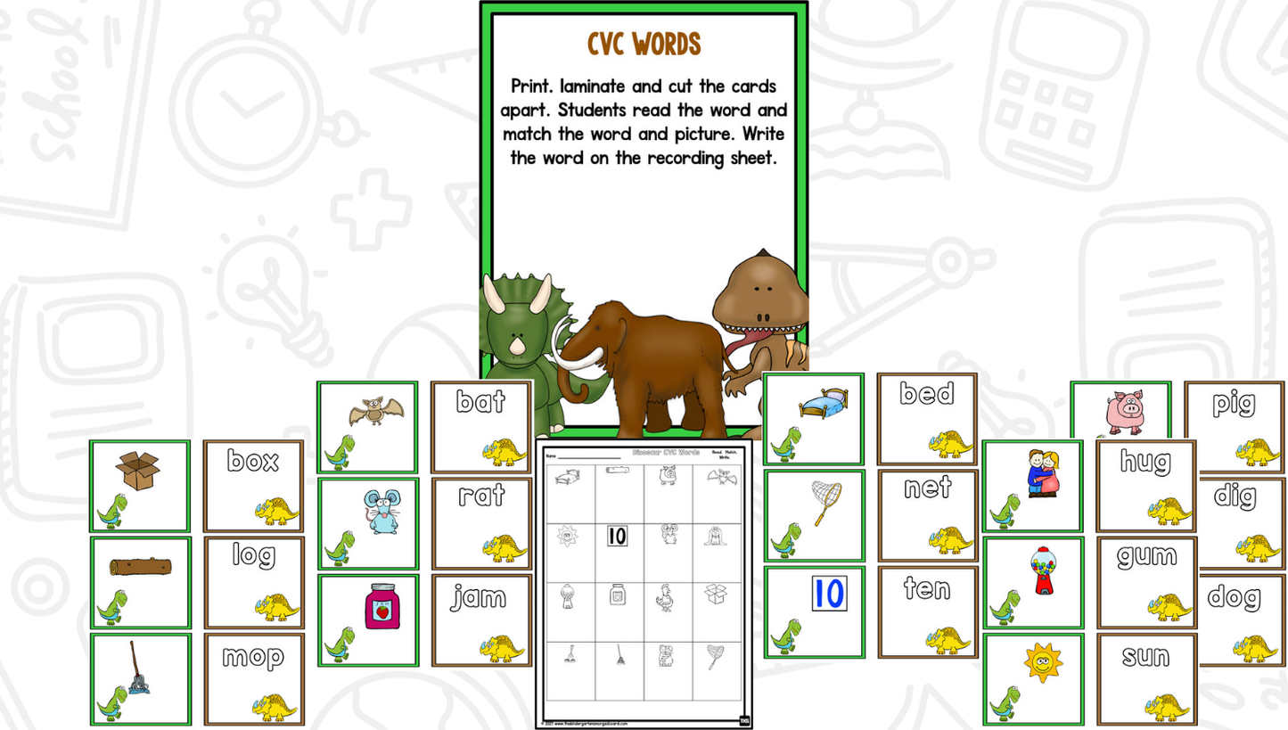 Dinosaurs: A Research and Writing Project PLUS Centers!