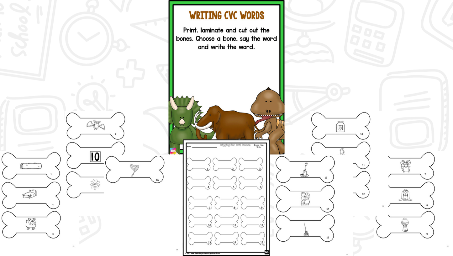 Dinosaurs: A Research and Writing Project PLUS Centers!