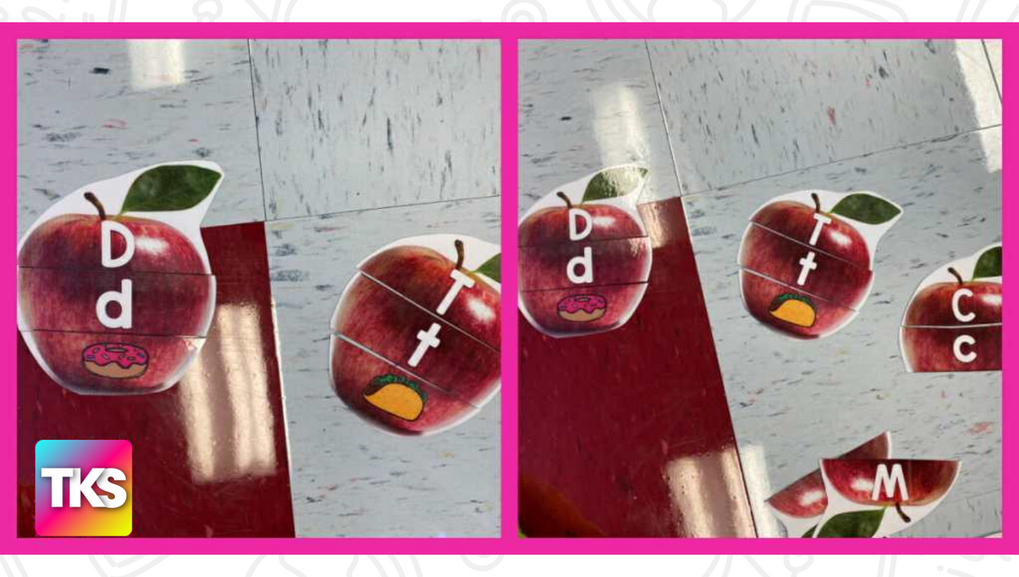 Apples: Apple Letters & Sounds Puzzles & Spinners