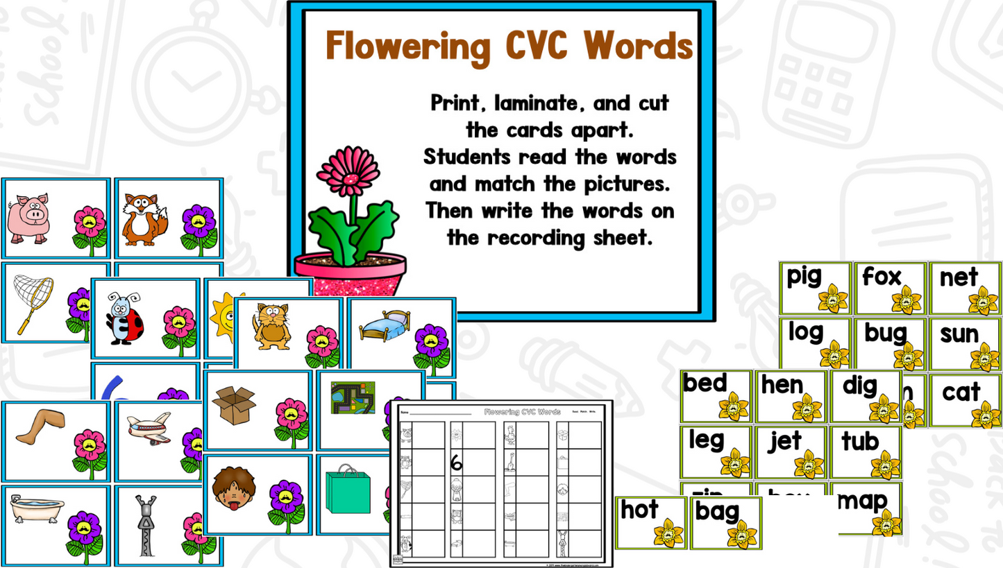 Puddle Jumper: Spring Math and Literacy Centers