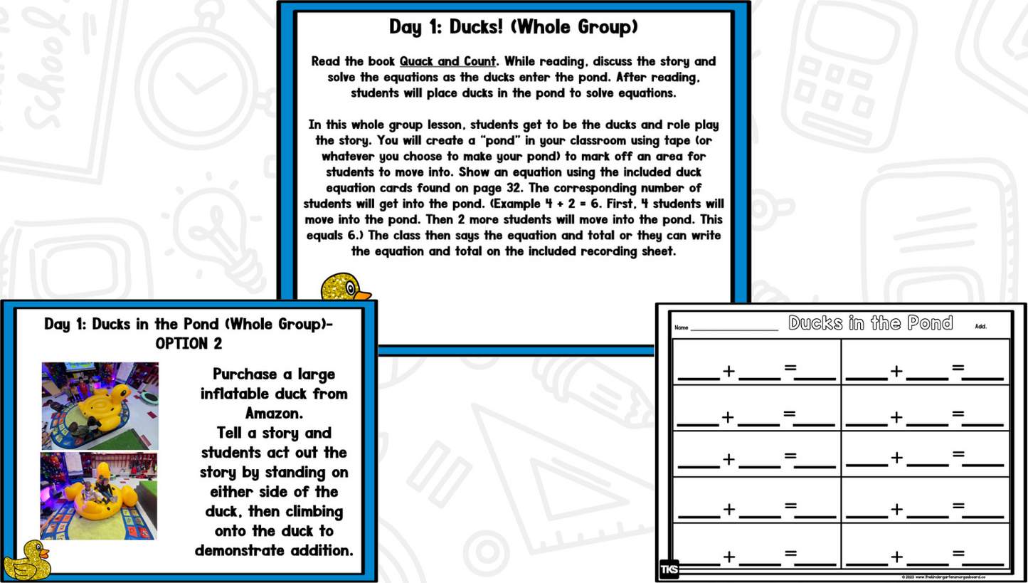 Math It Up! Ducks In The Pond