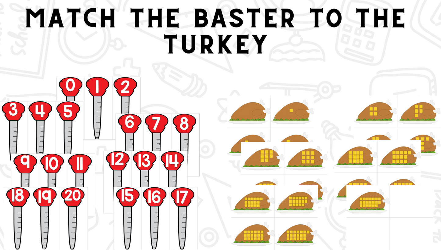 Basting Turkeys! Numbers and Counting