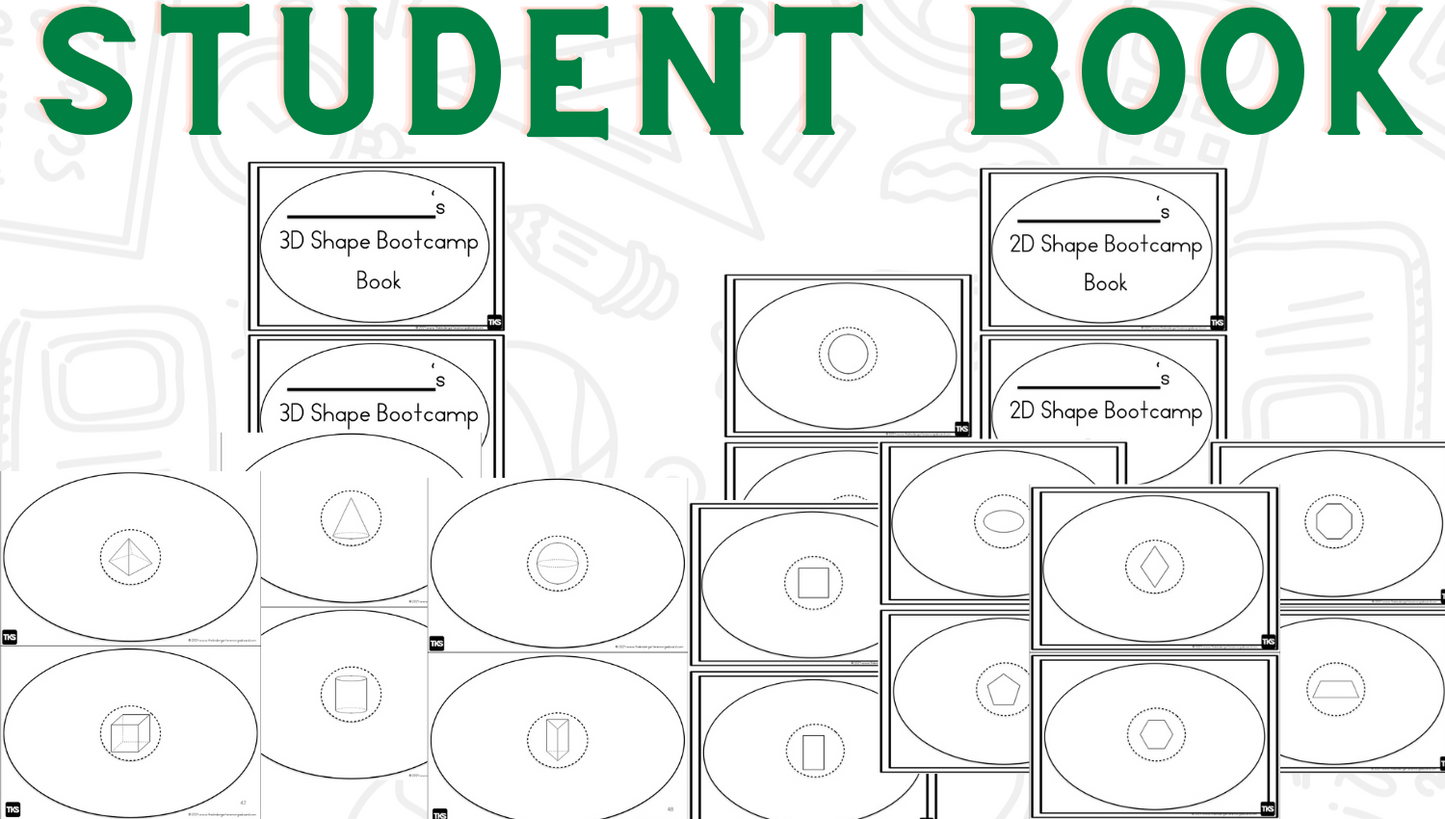 Shapes Bootcamp: A 2D and 3D Shapes Unit (No Theme)