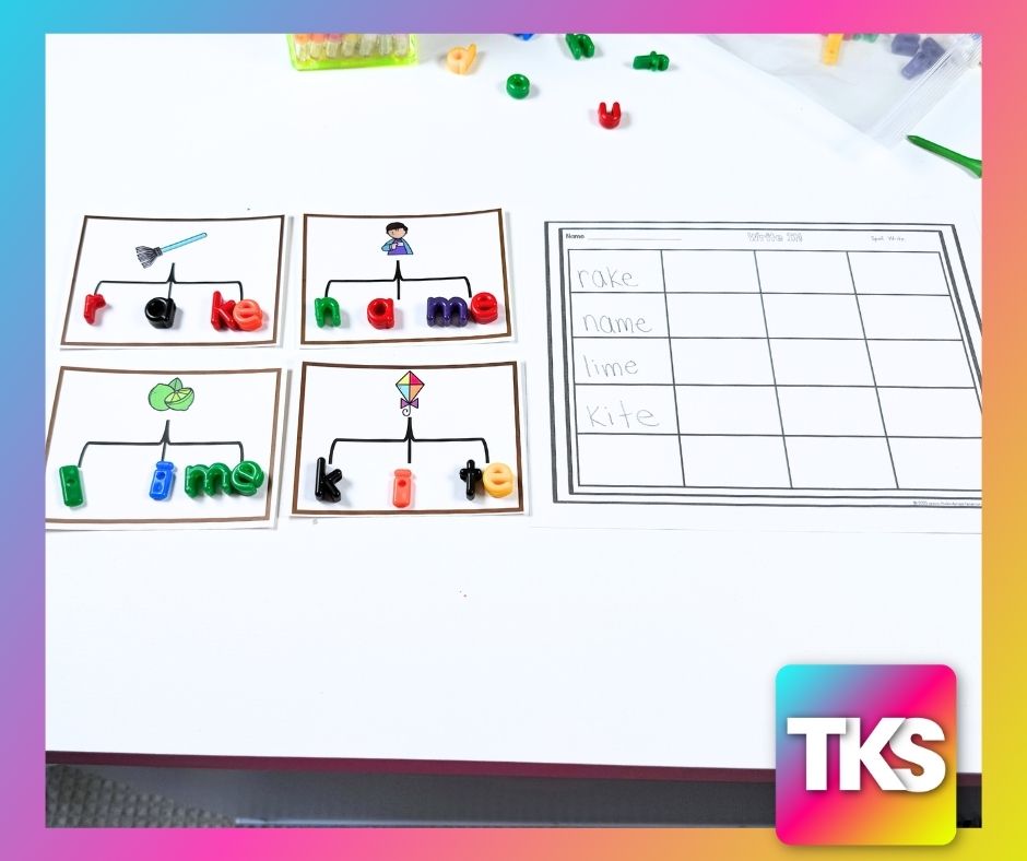 See It! Say it! Spell It! CVCE Words Phonics & Phonemic Awareness Activities