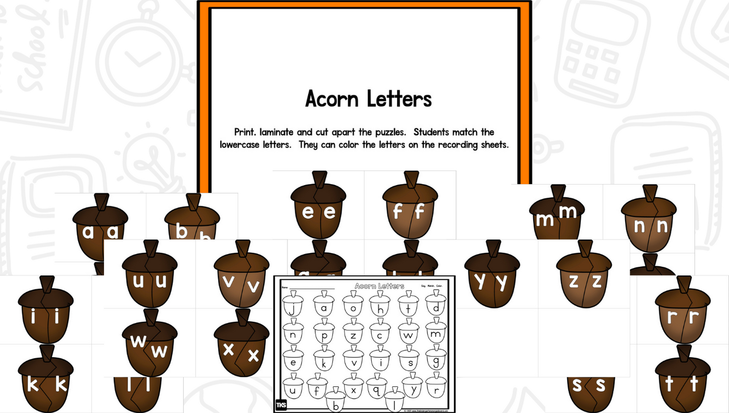 Acorn Learning: Letters, Sounds, Numbers, and Counting