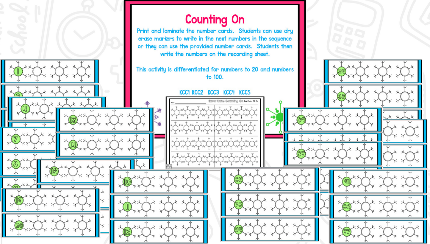 Snow! A Winter Math and Literacy Unit