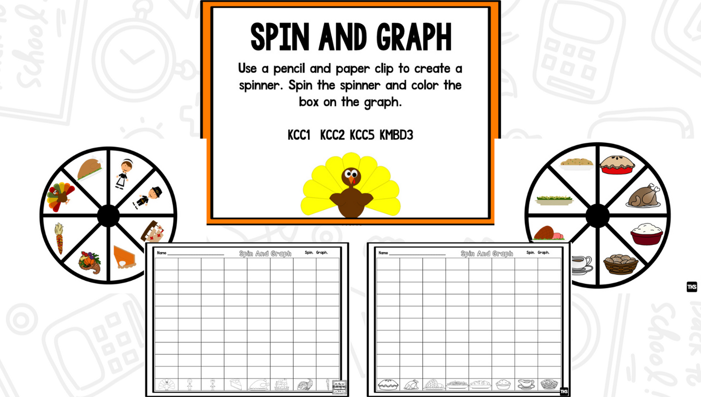 Thanksgiving Math and Literacy Centers