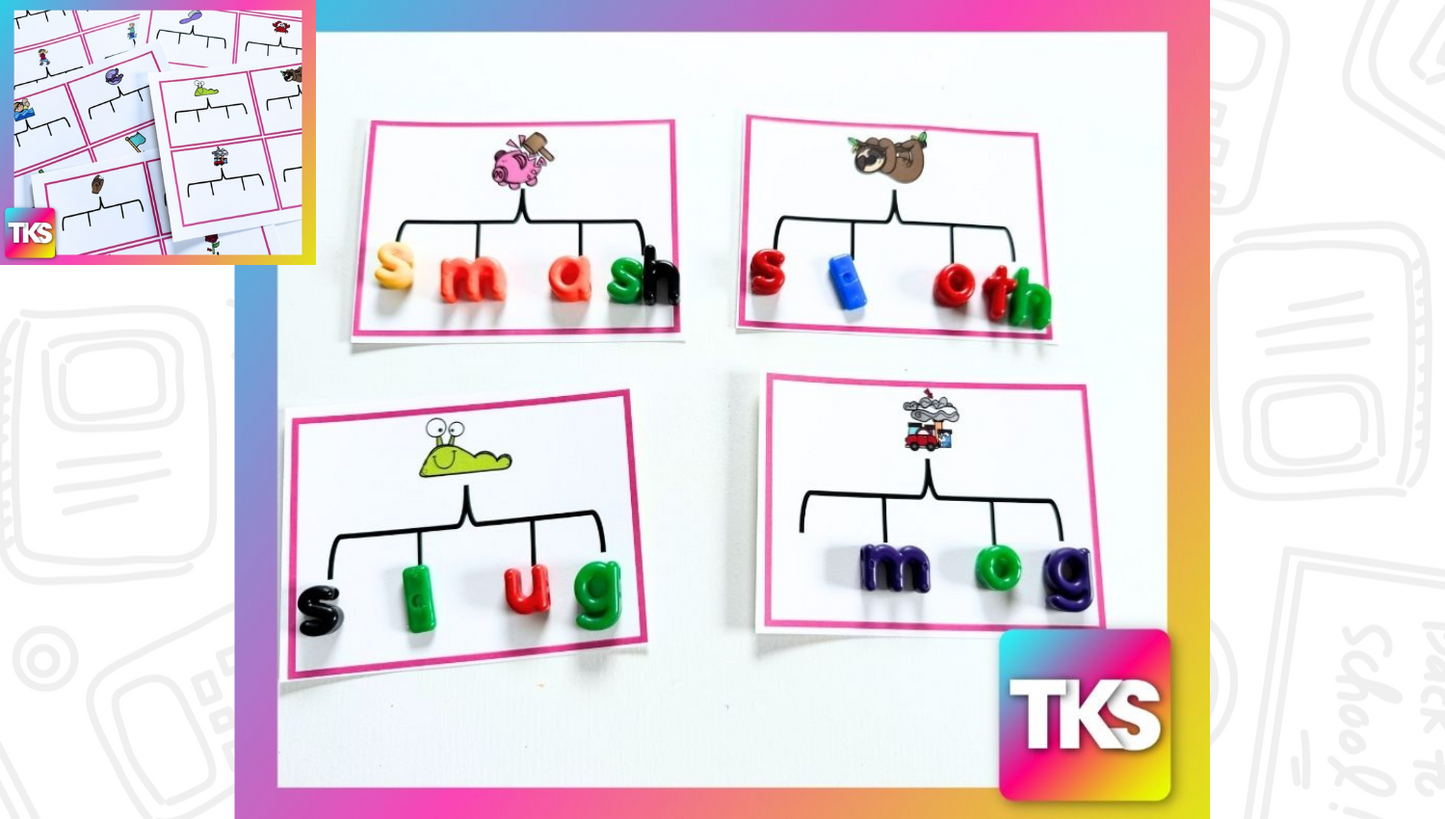 See It Say It Spell It Blends & Digraphs Phonics & Phonemic Awareness Activities